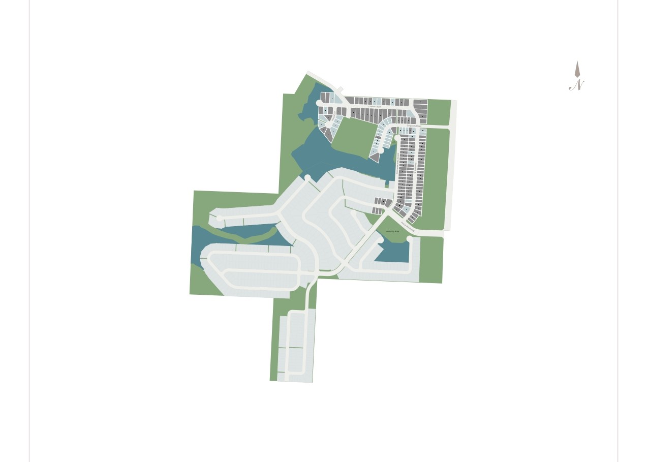 Lakes of Woodbine site plan