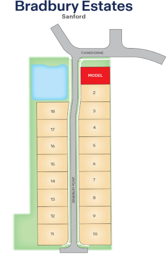 Bradbury Estates site plan
