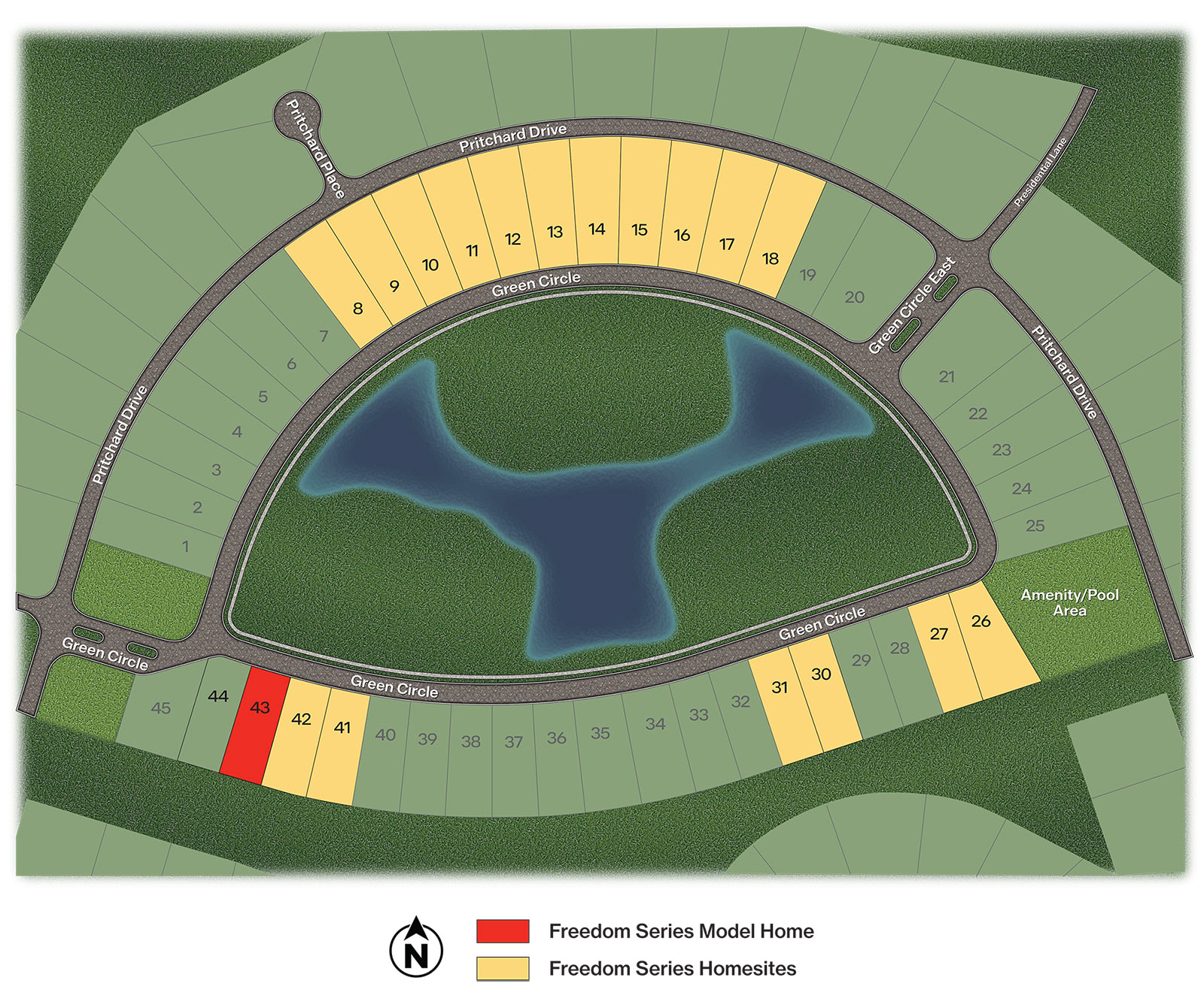 American Village site plan