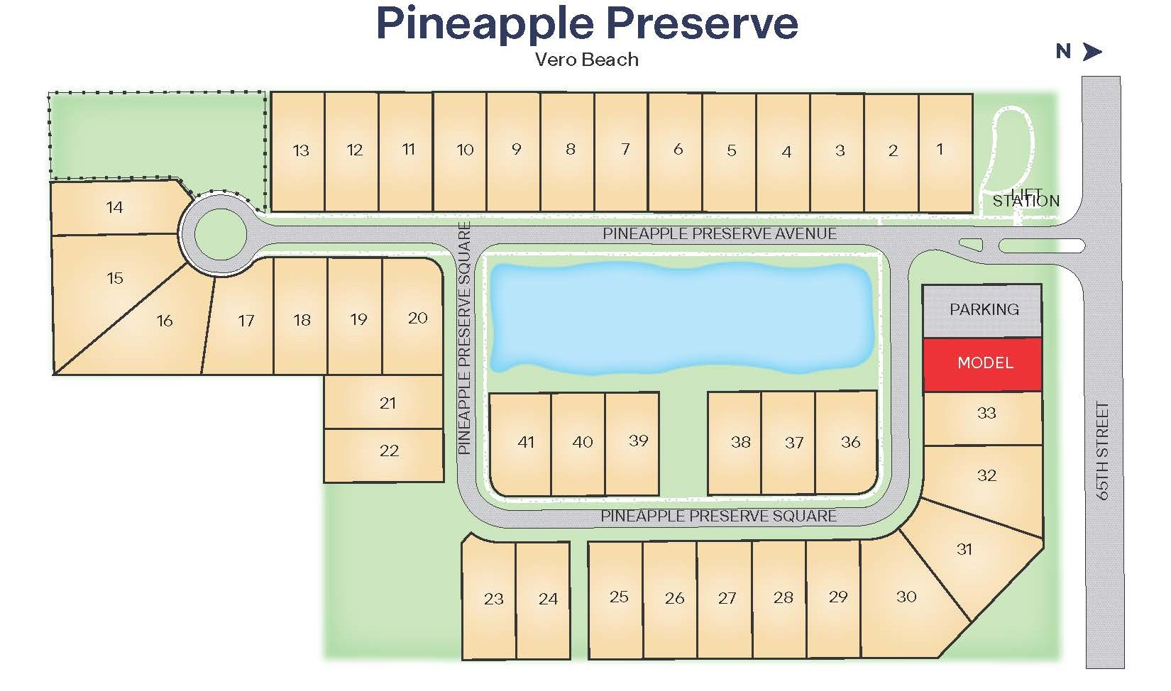 Pineapple Preserve site plan