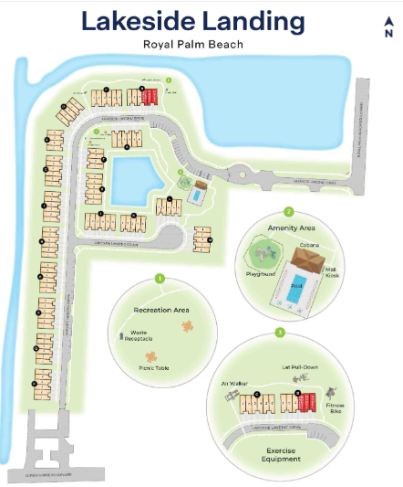 Lakeside Landing site plan