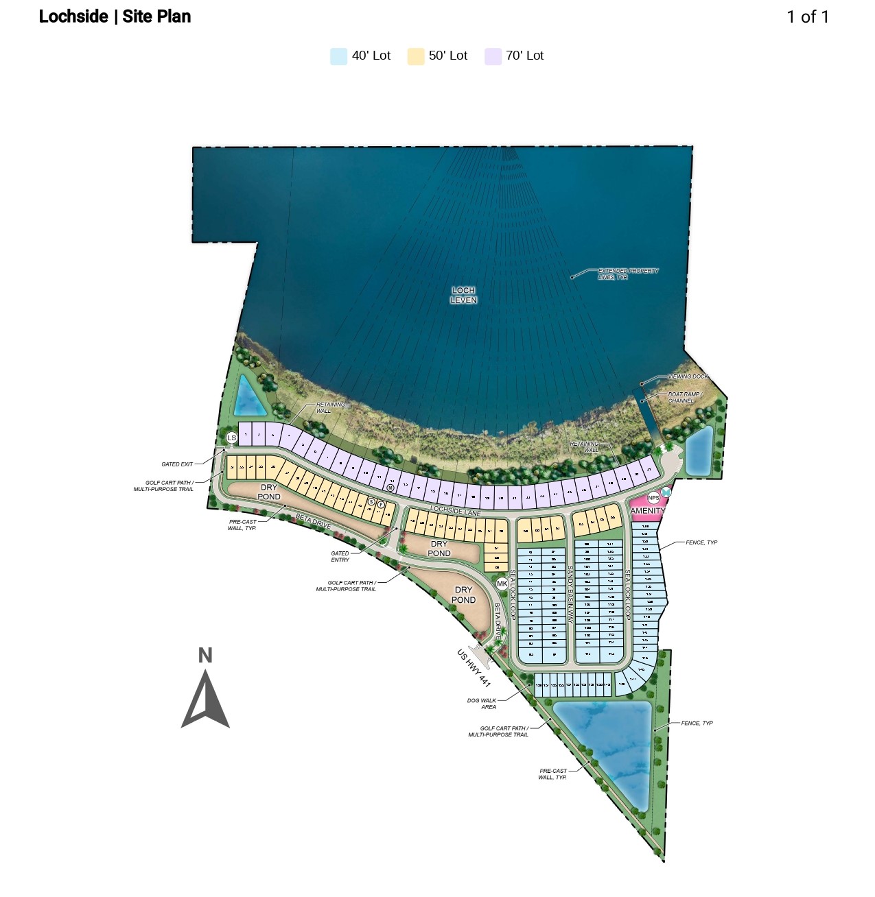 Lochside site plan