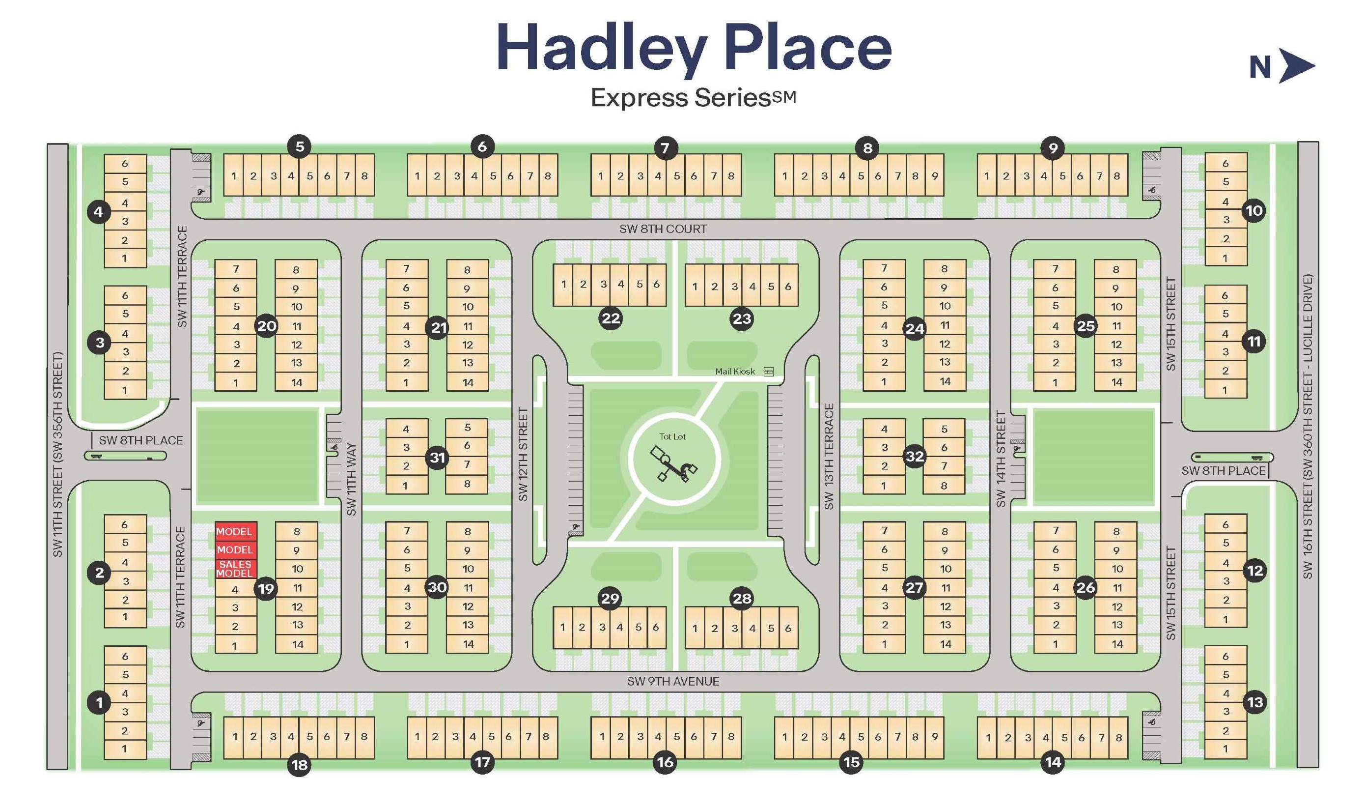 Hadley Place site plan