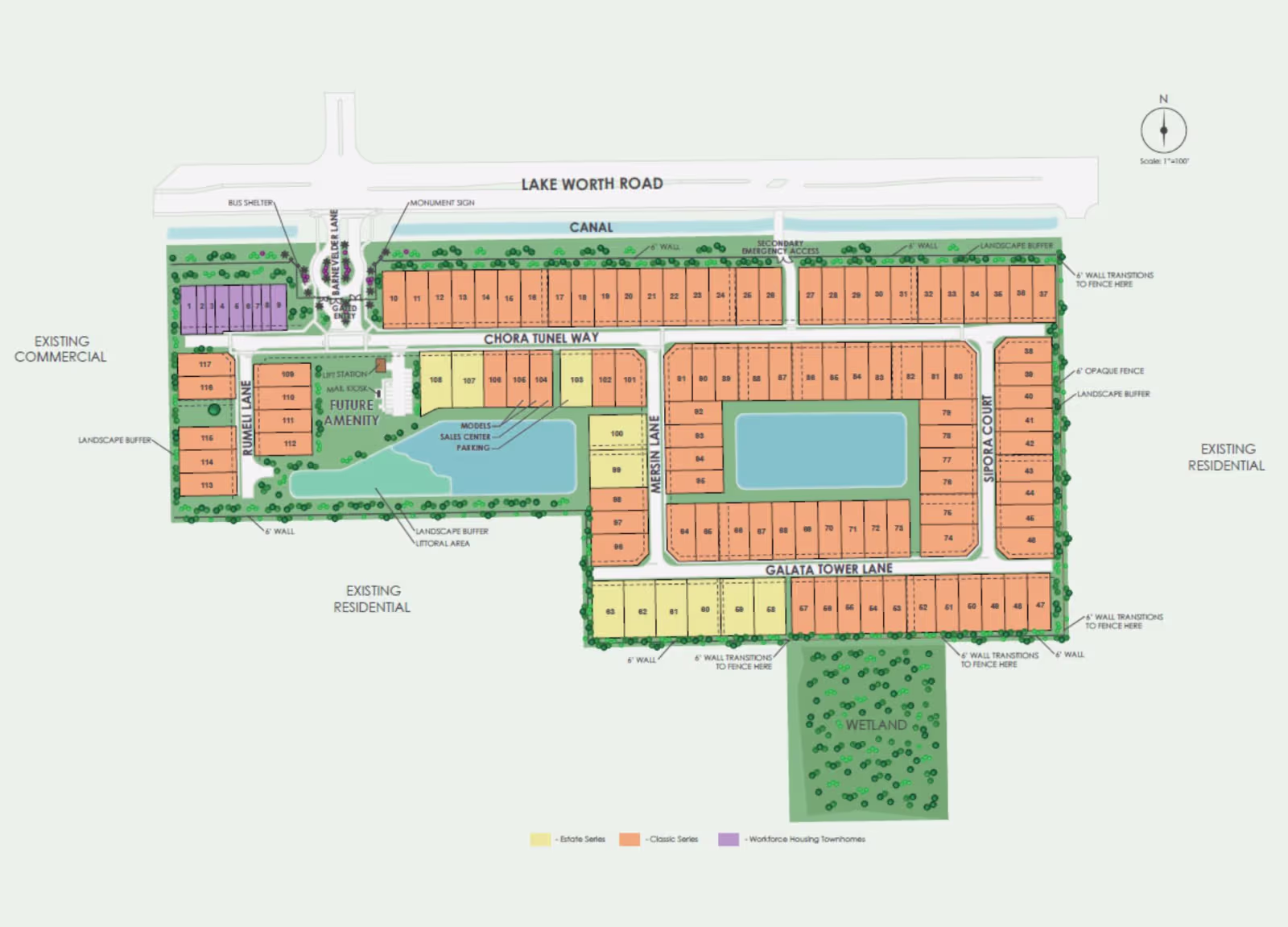 Hendrix Reserve site plan