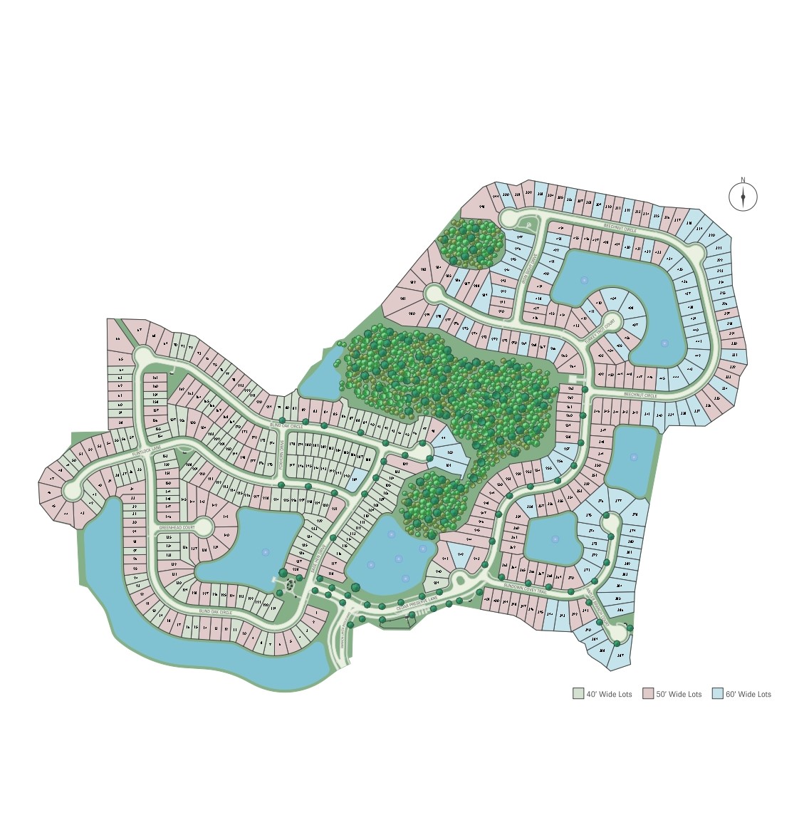 The Preserve at Bannon Lakes site plan