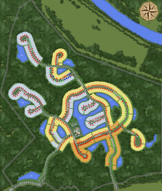 NatureWalk at Watersound Origins site plan