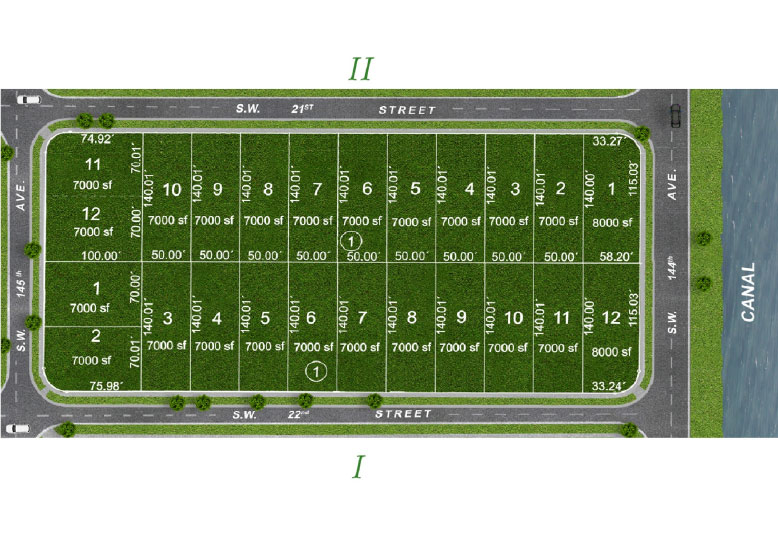 CENTURY OAKS I - II site plan