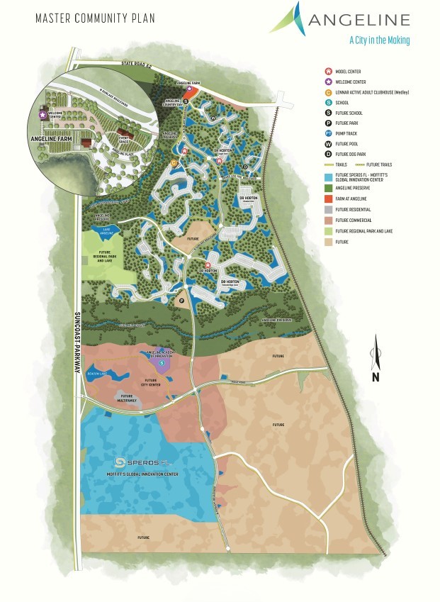Angeline site plan