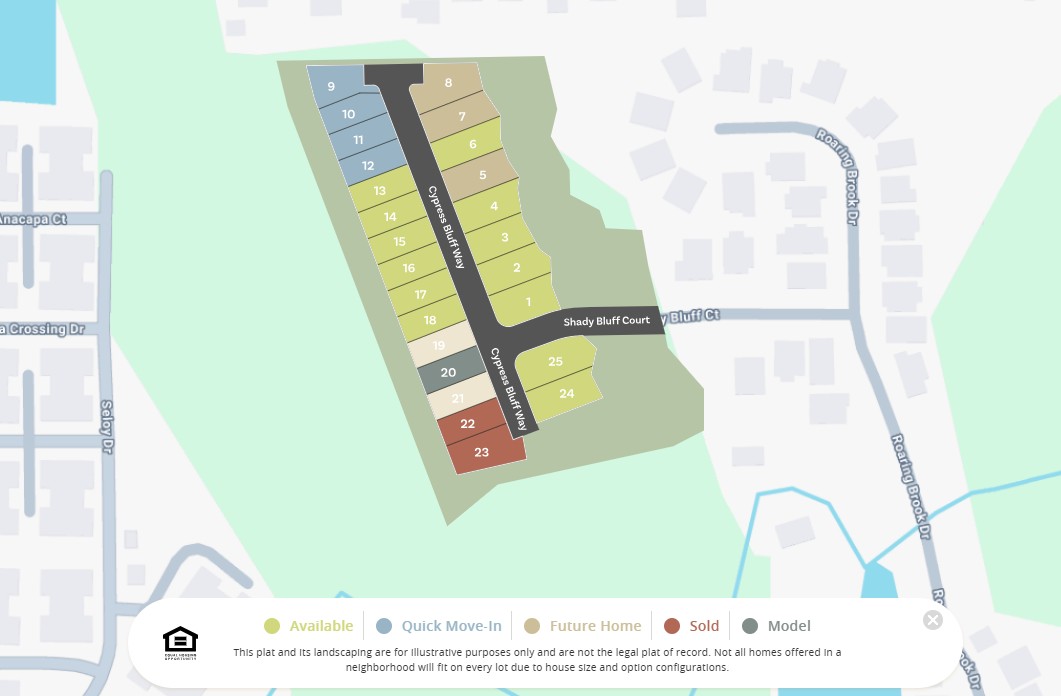 Landing at Olde Florida site plan
