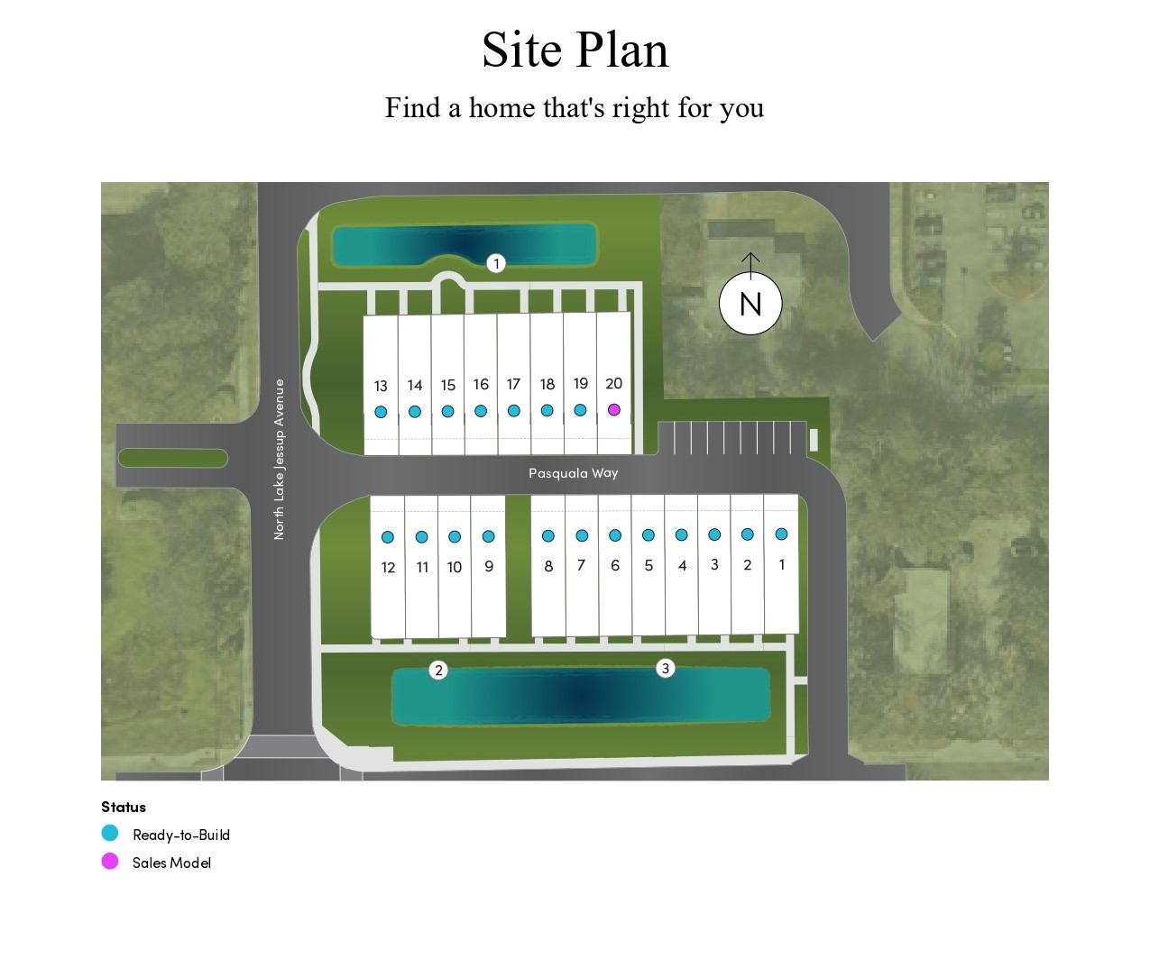Townes at Northlake site plan