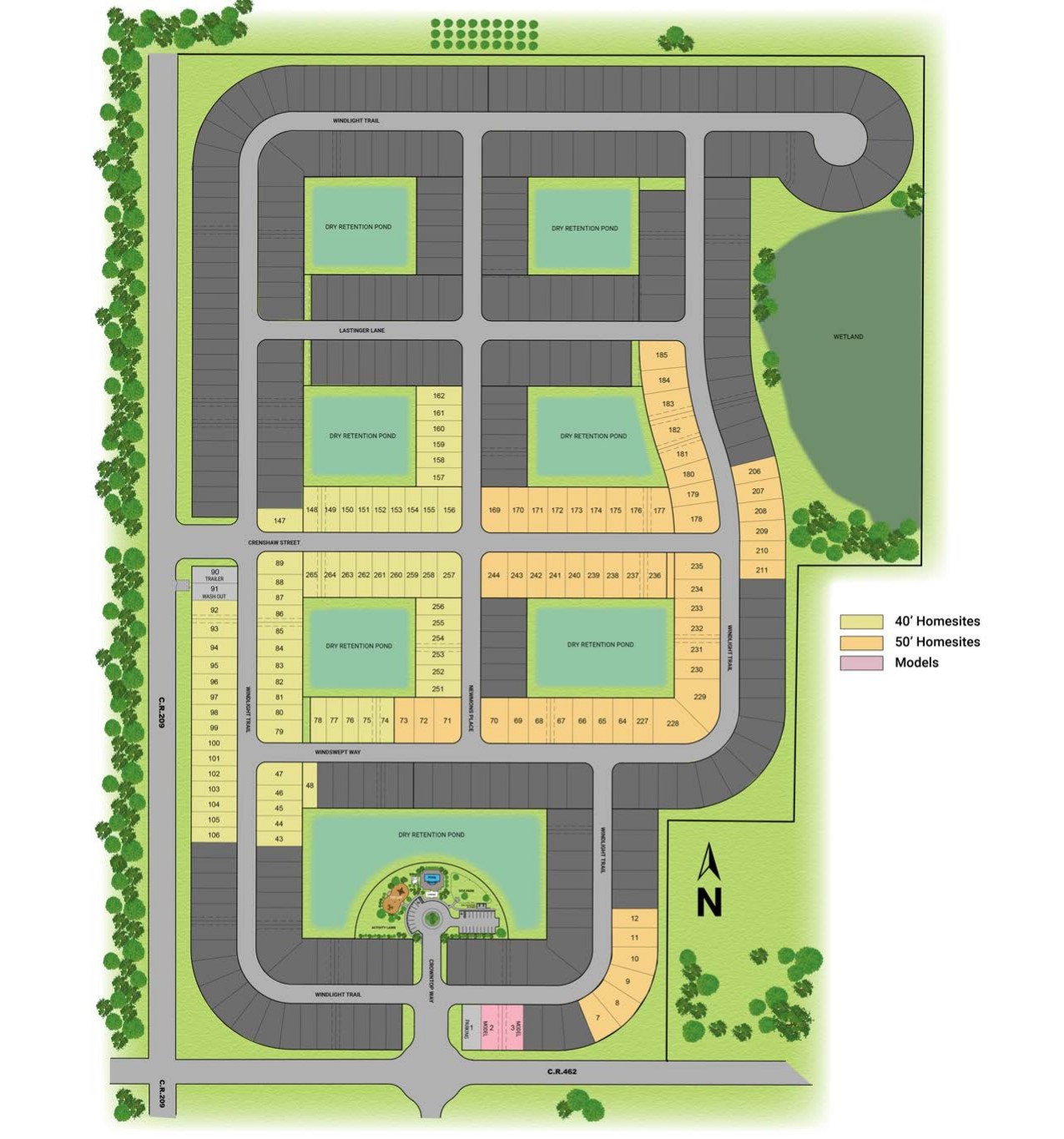 Highfield at Twisted Oaks site plan