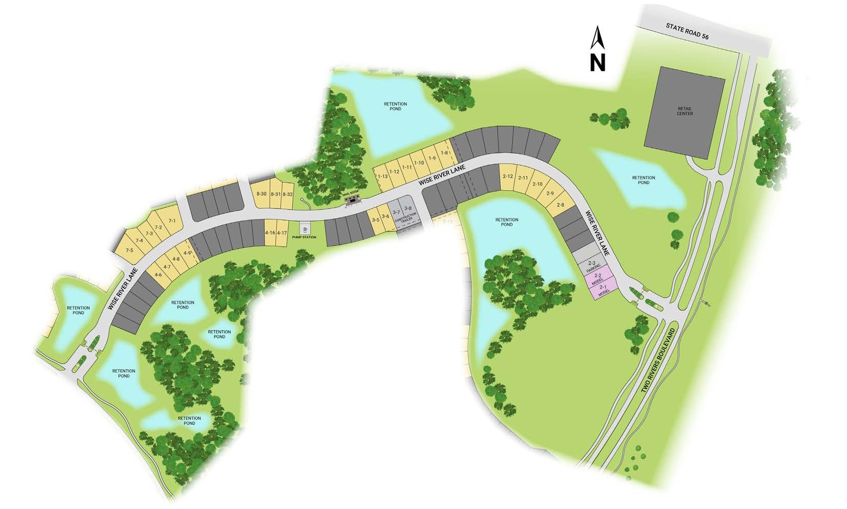 Tamarack at Two Rivers site plan