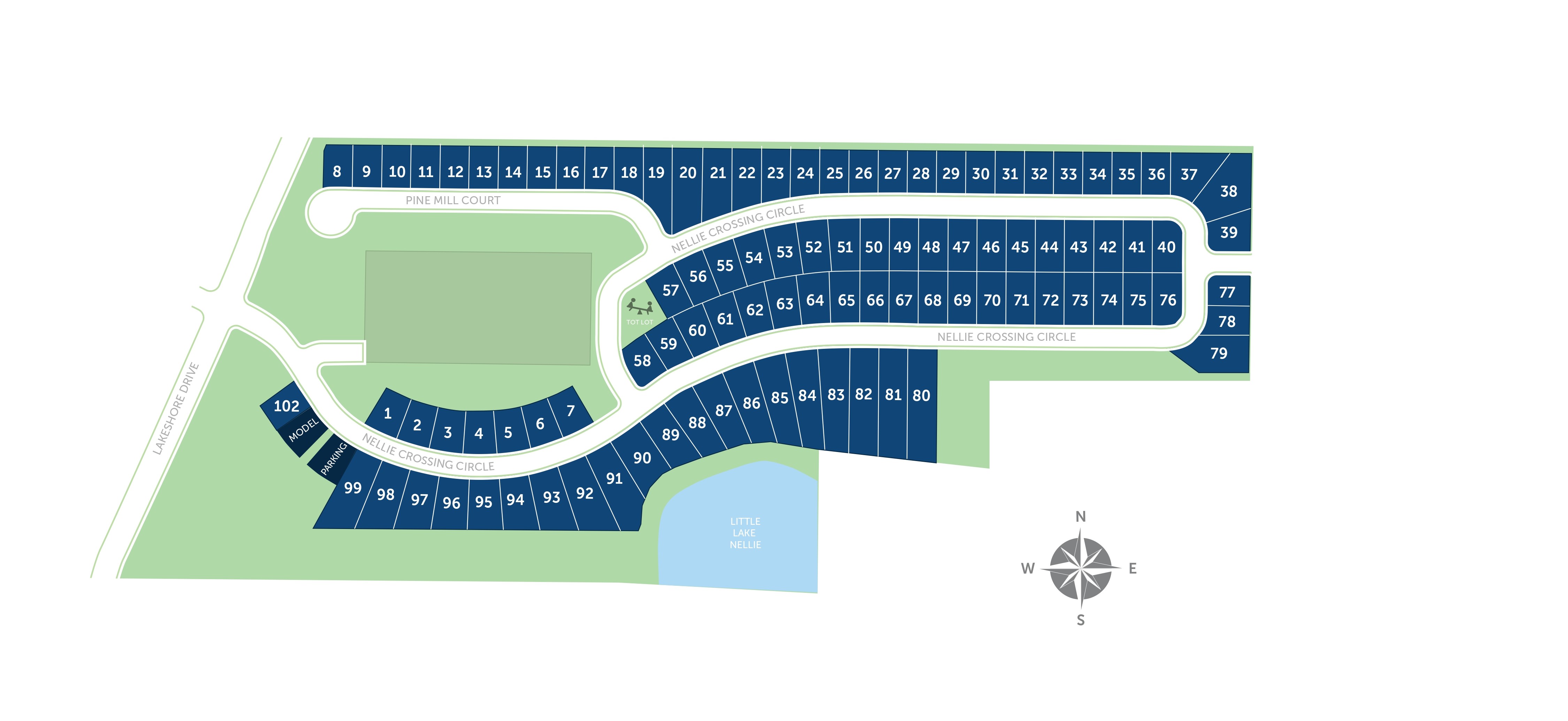 Lake Nellie Crossing site plan