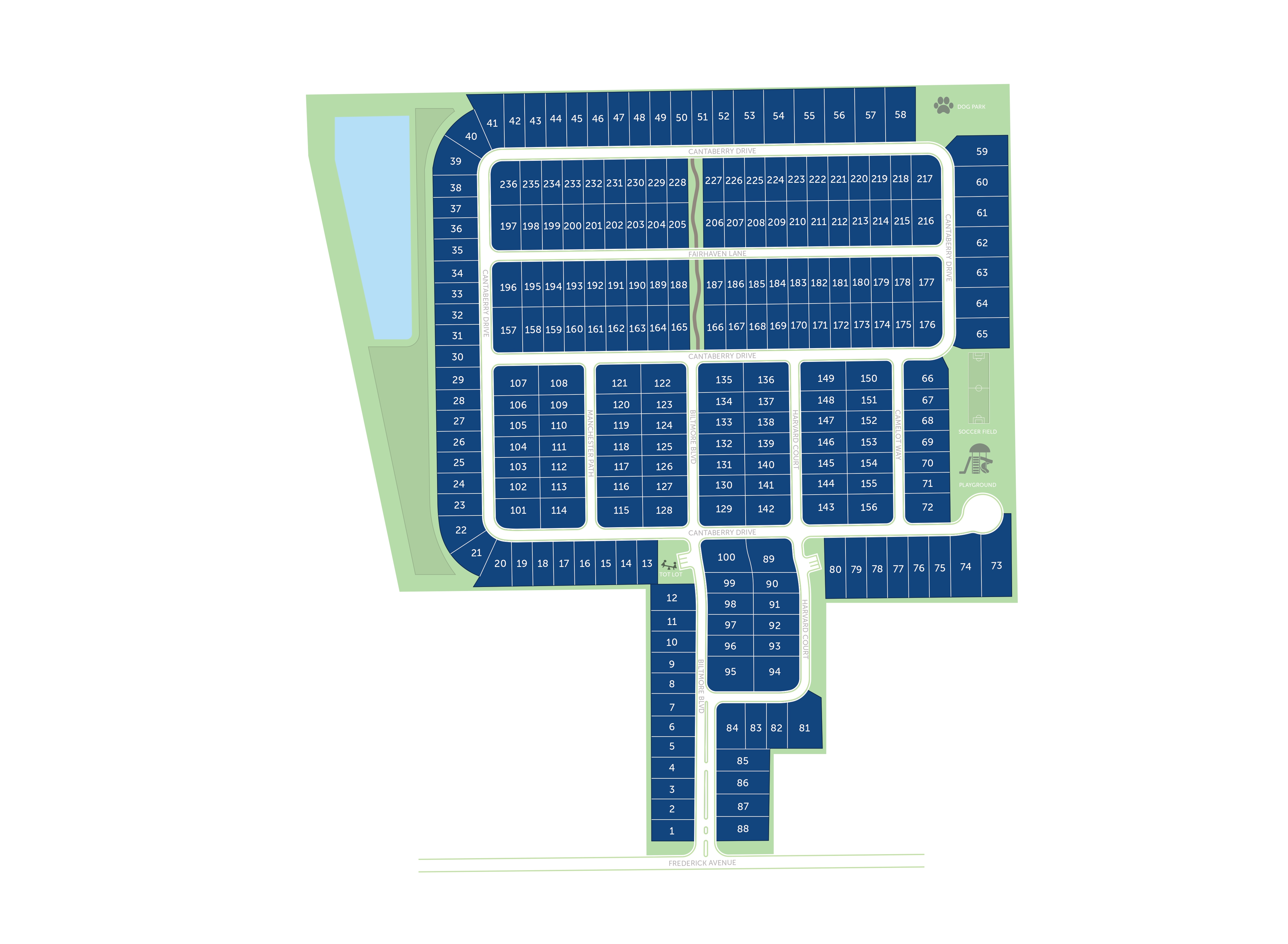 Crystal Lake Preserve site plan