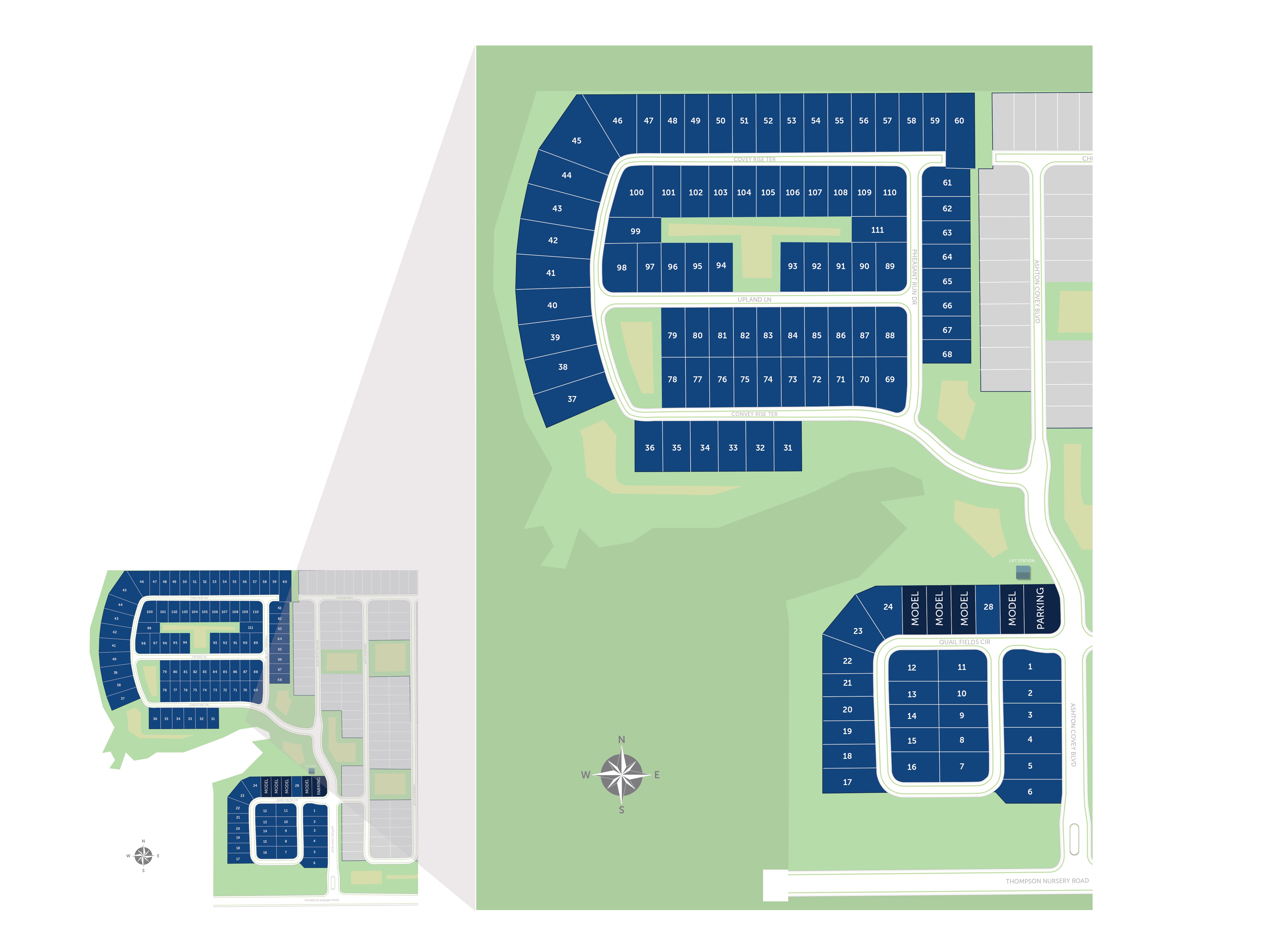 Ashton Covey site plan