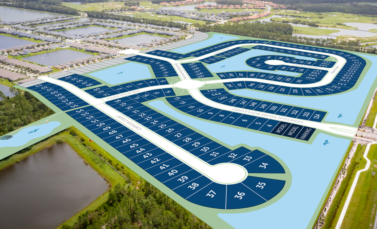 The Palms at Venetian Bay site plan