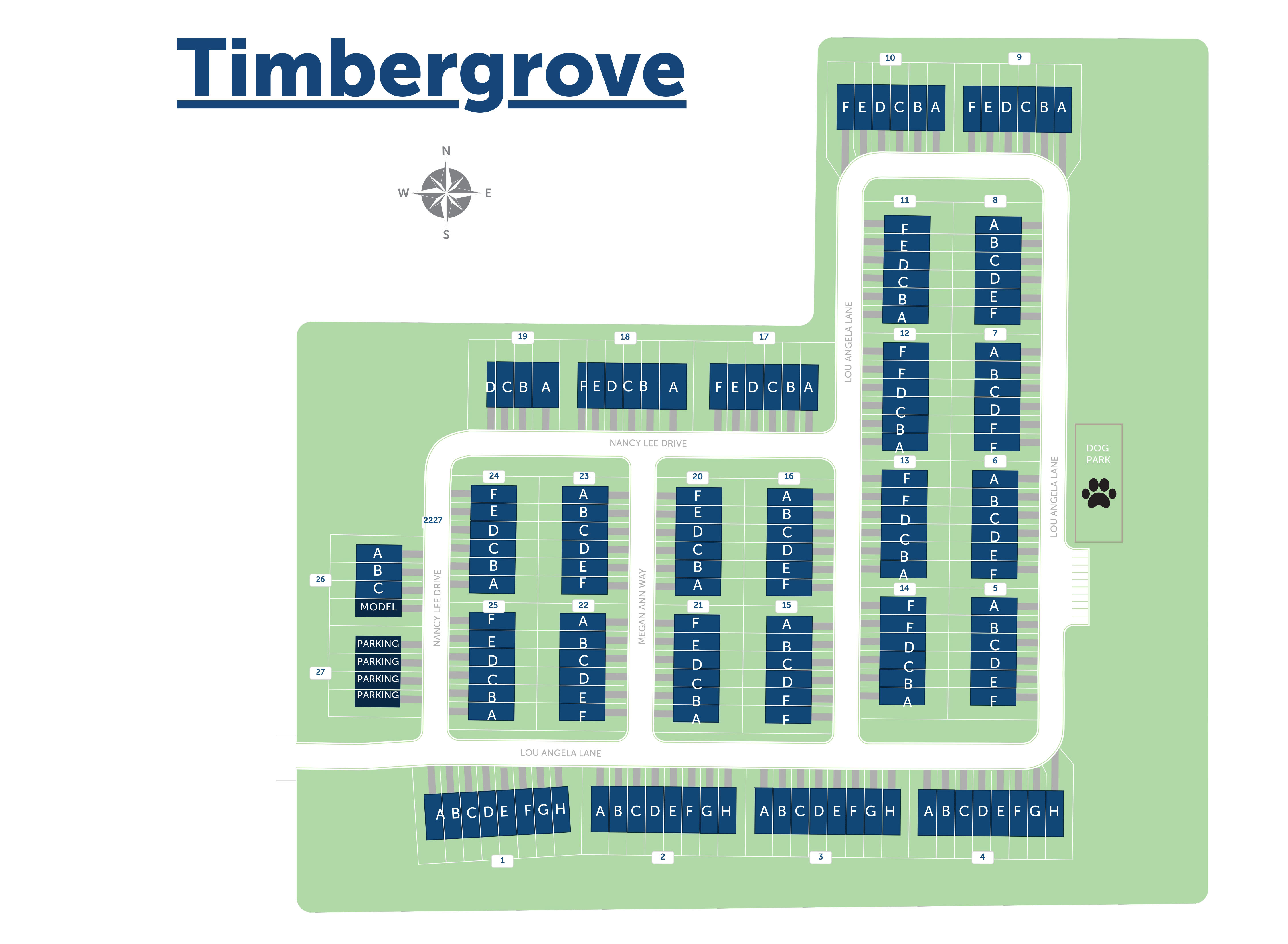Timbergrove site plan