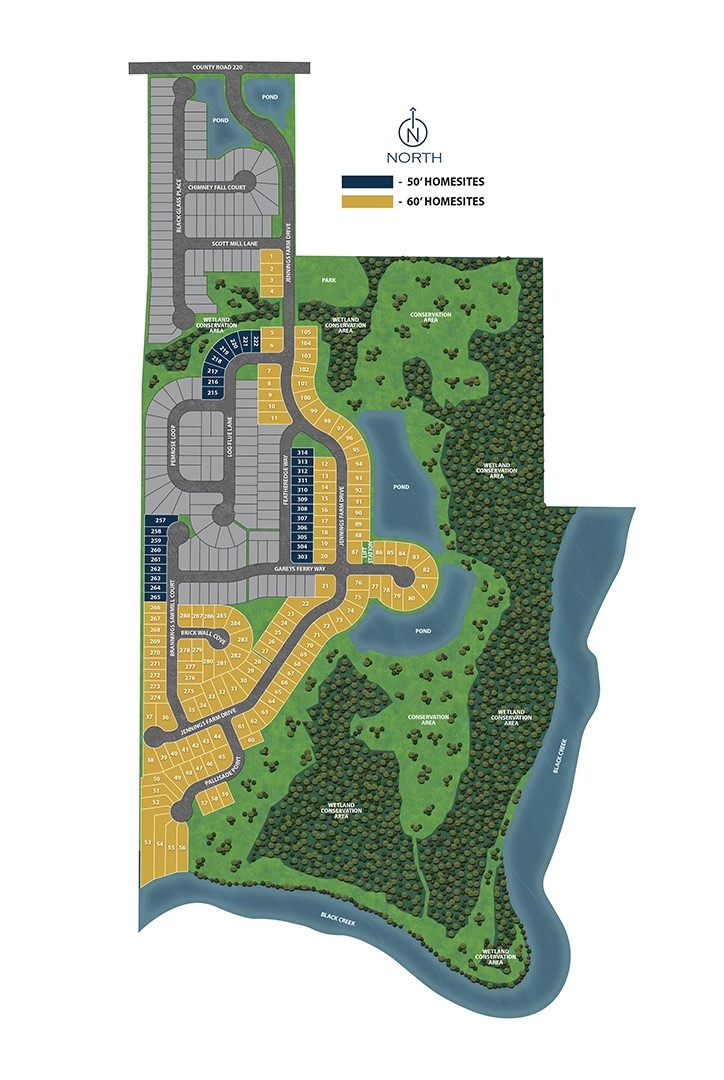 Jennings Farm site plan