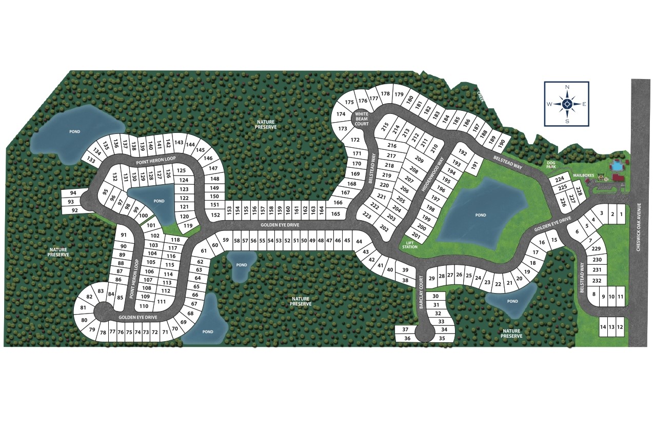 Wilford Oaks site plan