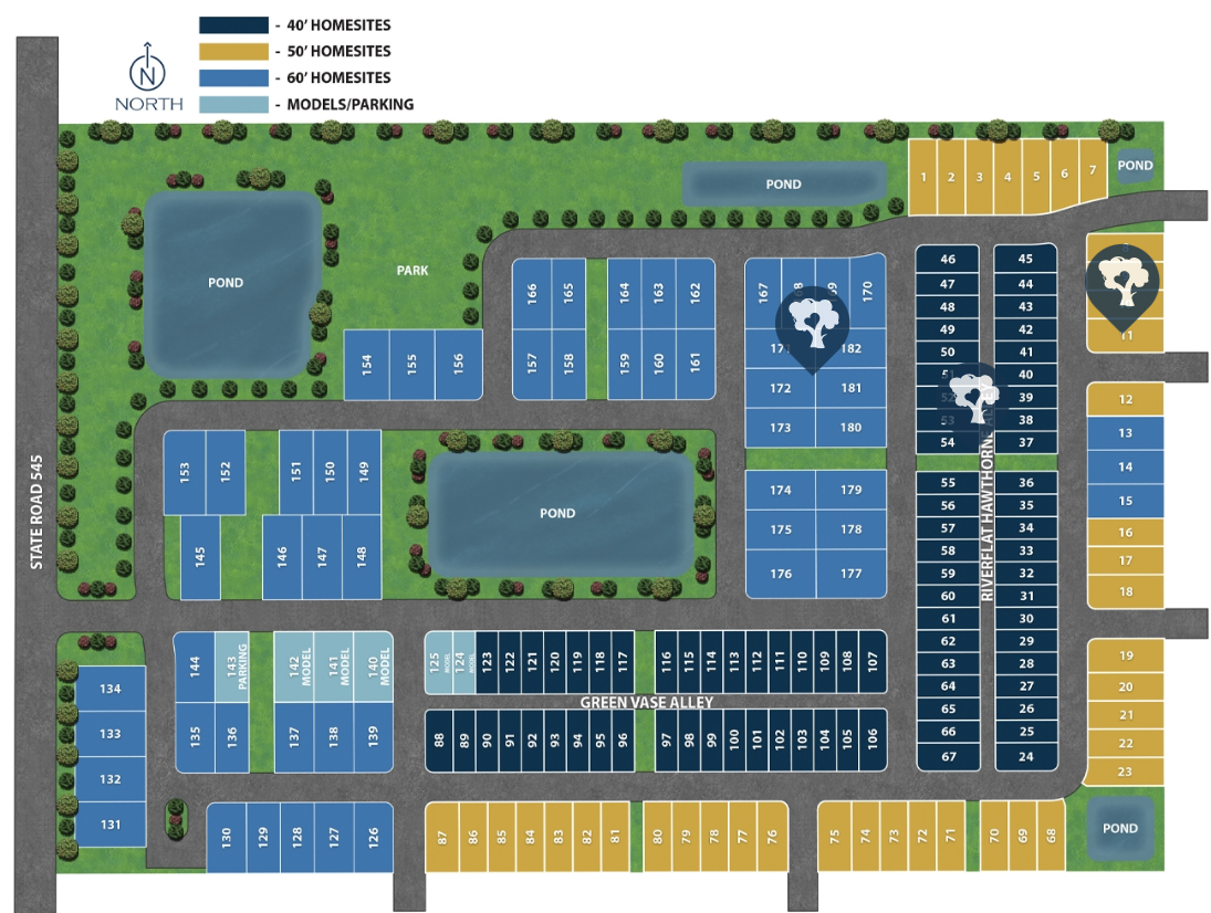 Avalon Woods site plan