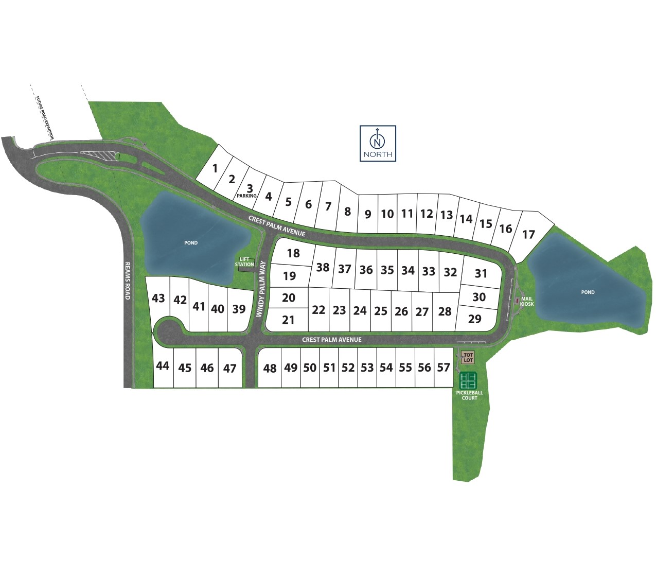 Palms at Windermere site plan