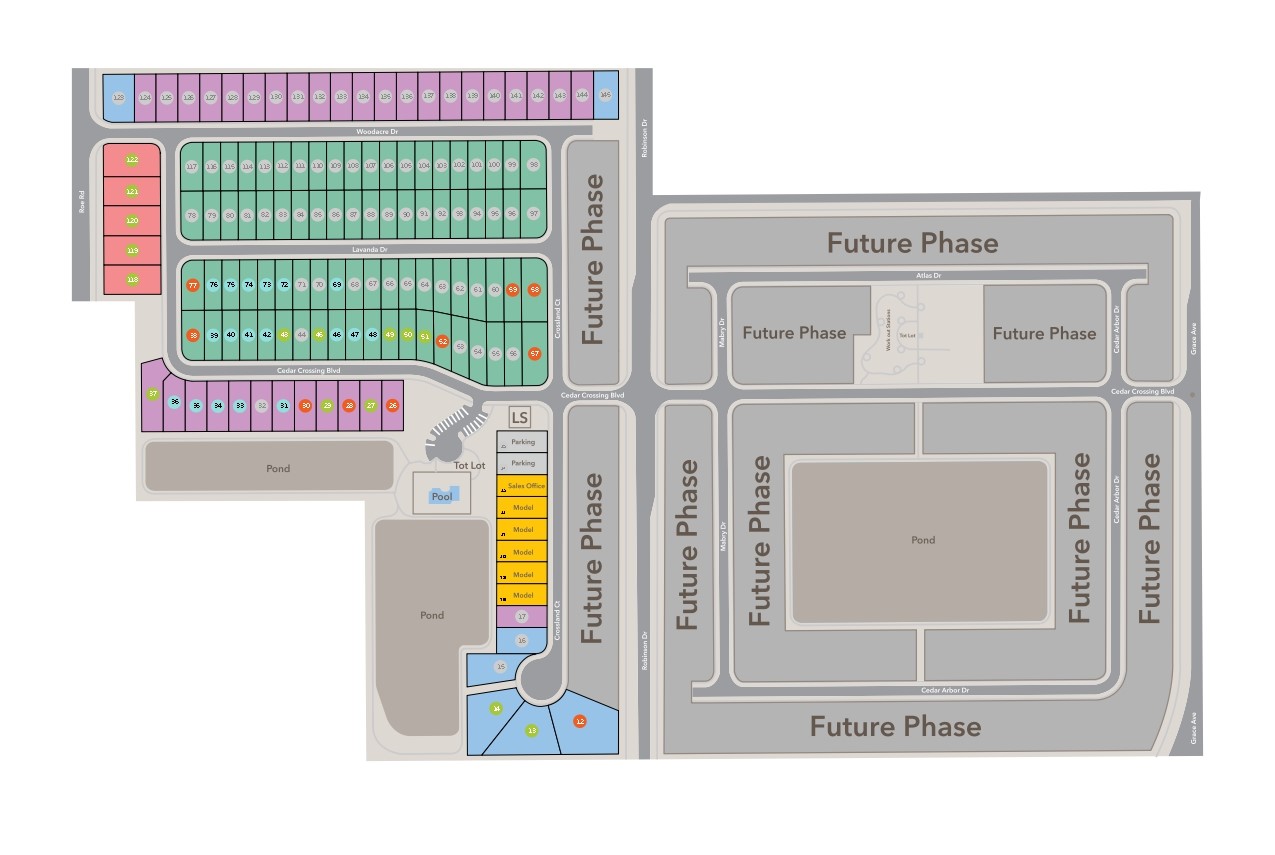Cedar Crossings I site plan