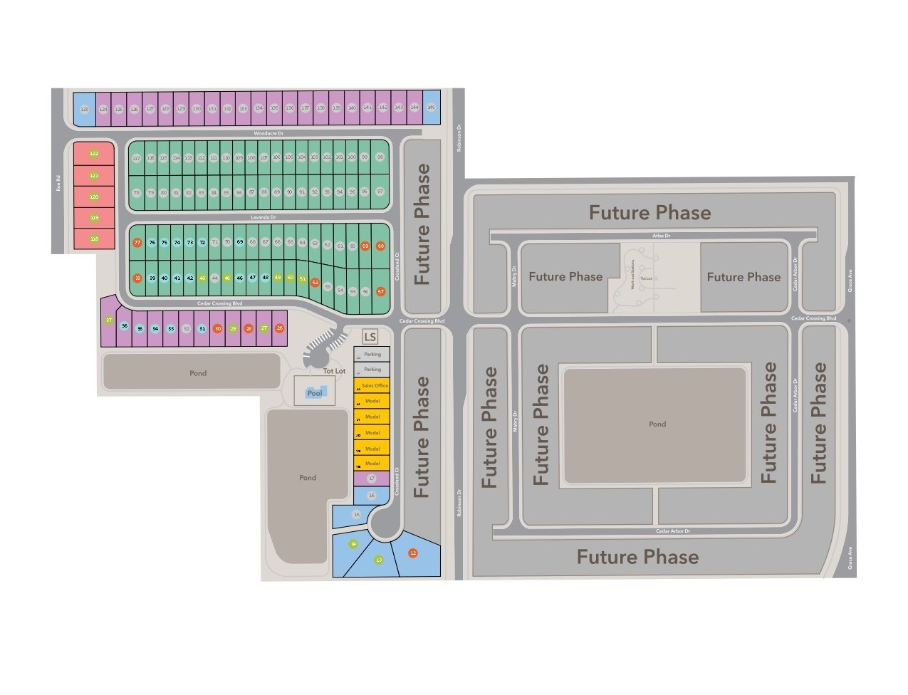 Cedar Crossings II site plan