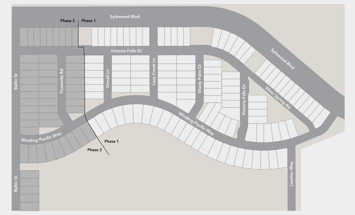 Canoe Creek Reserve I site plan