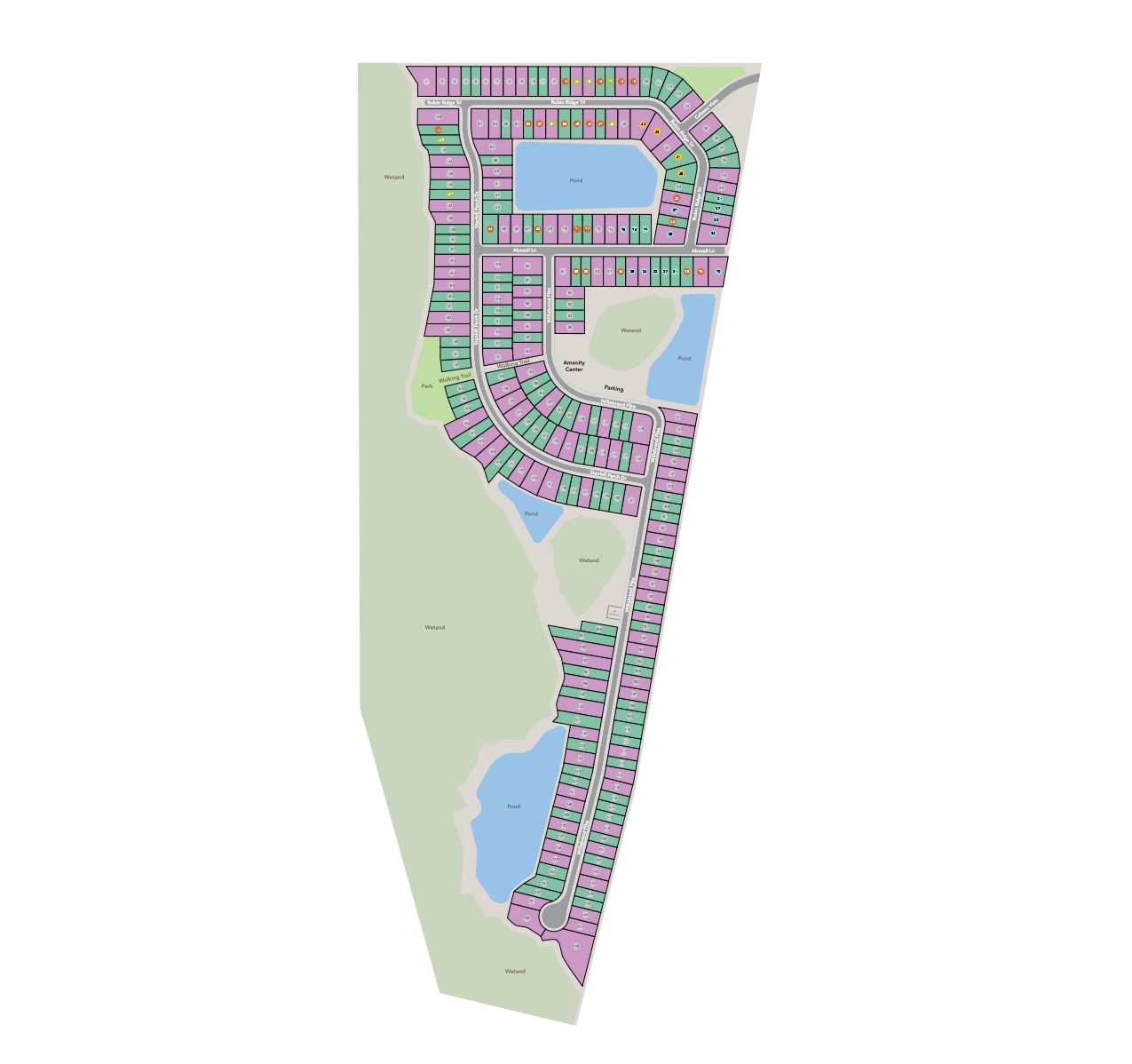 The Preserve at Legends Pointe I site plan