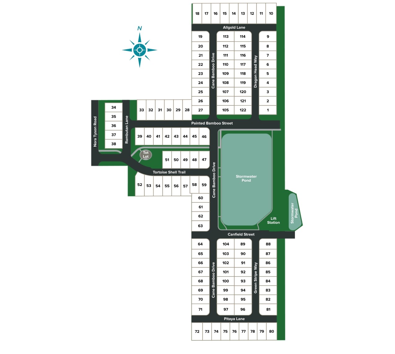 Tyson Reserve site plan