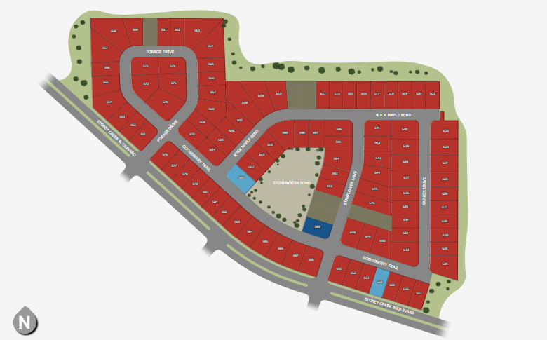 Storey Creek site plan