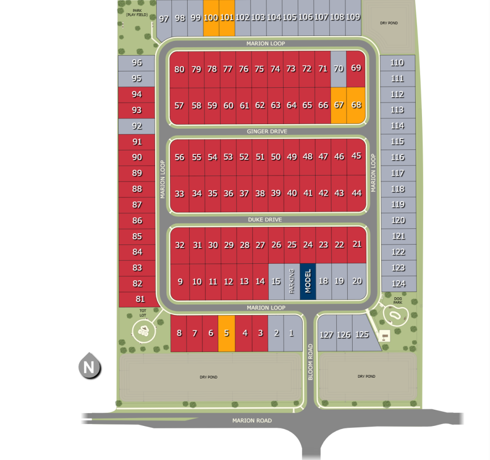 Marion Ridge site plan