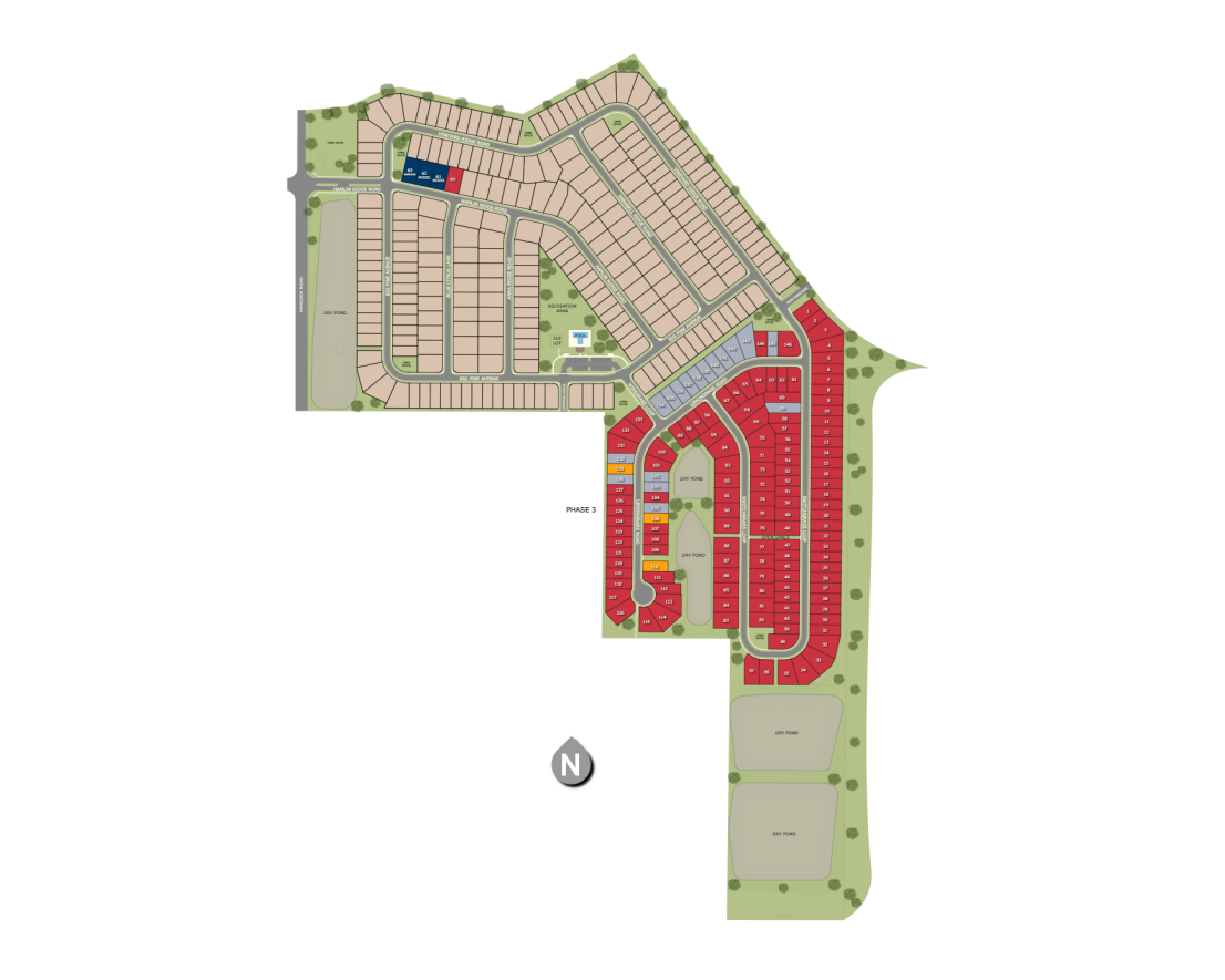 Park View at the Hills site plan