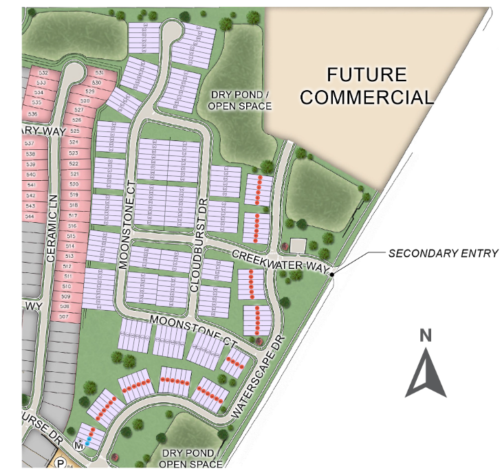 Waterstone Townhomes site plan