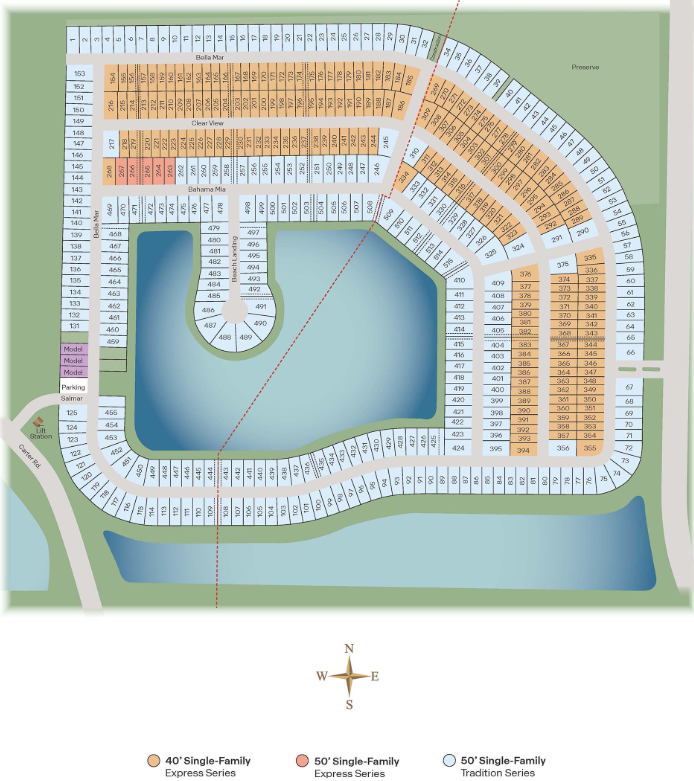 Seaire site plan