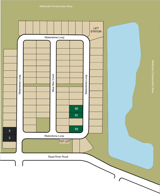 Seasons at Waterstone site plan