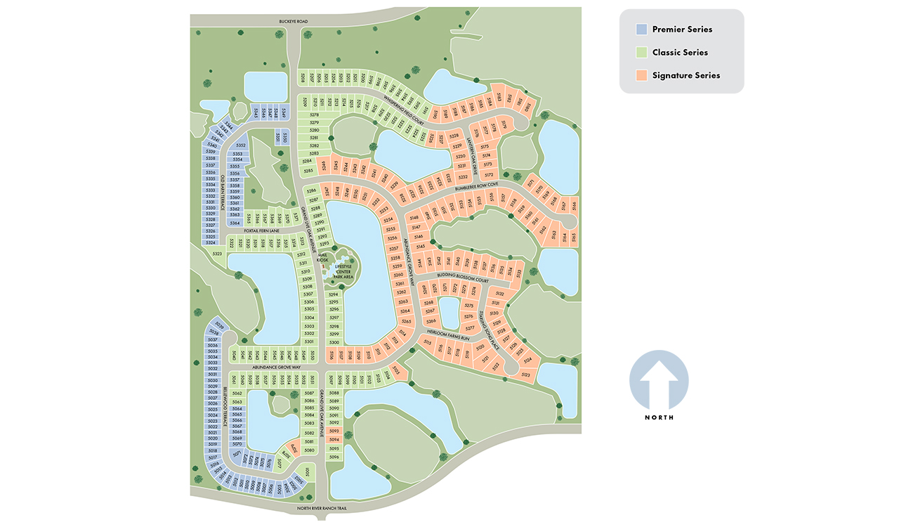 Oakfield Trails site plan