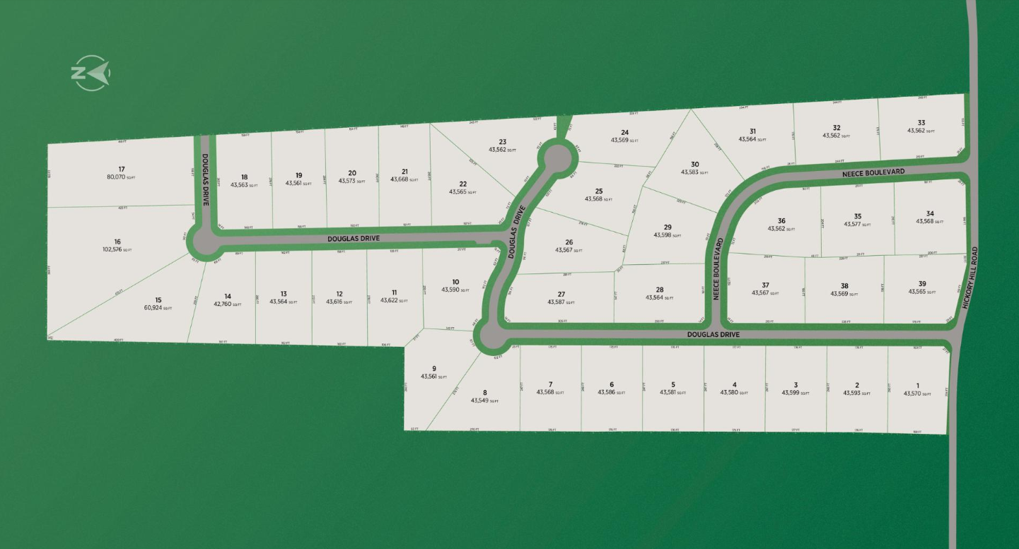 Enclave at Hickory Hill site plan
