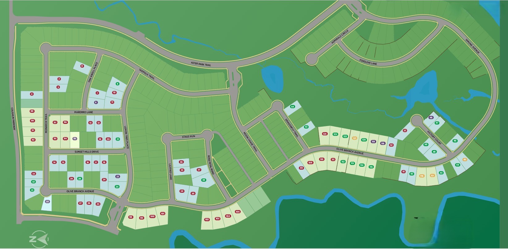 Aster Park site plan