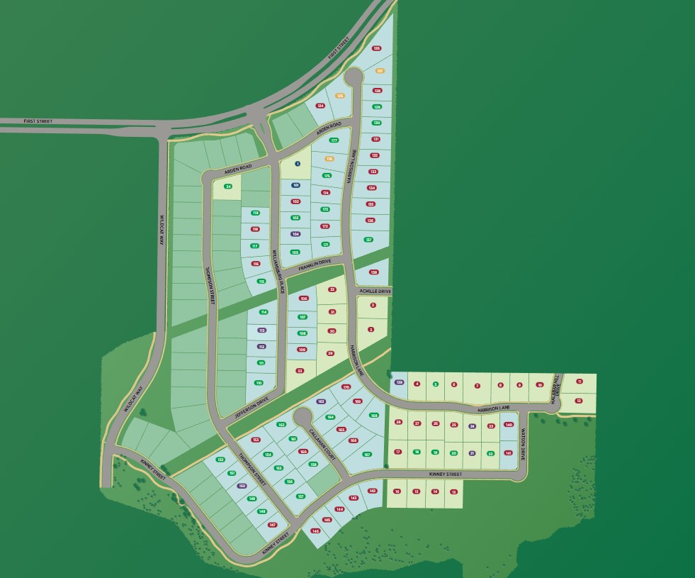 Wandering Creek at Brookhollow site plan