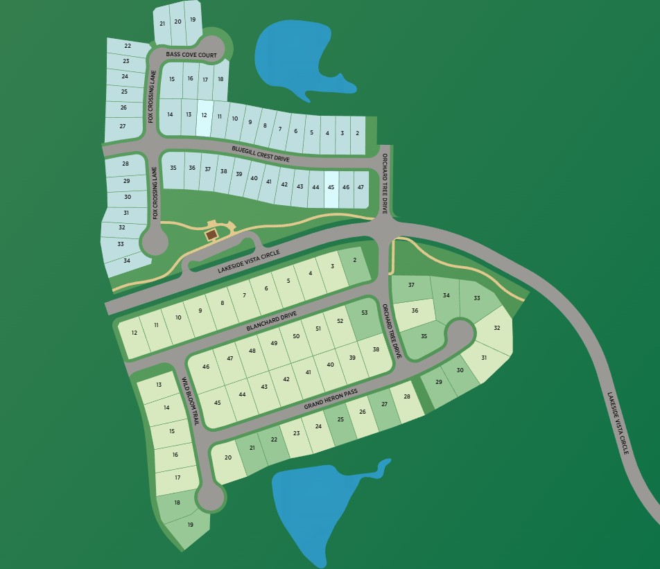 Regency at Chambers Creek site plan