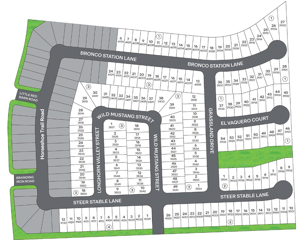 Lakes at Westland Ranch site plan