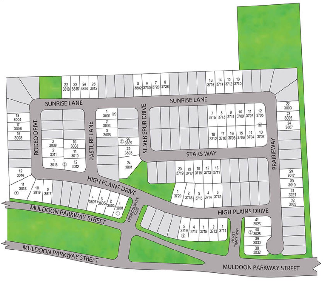Westland Ranch 60' Homesites site plan