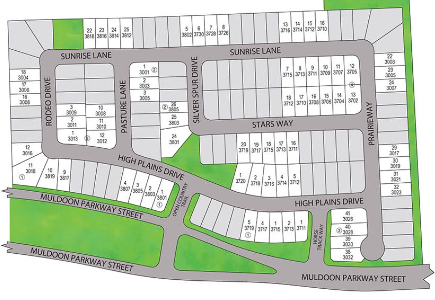 Westland Ranch 50' Homesites site plan
