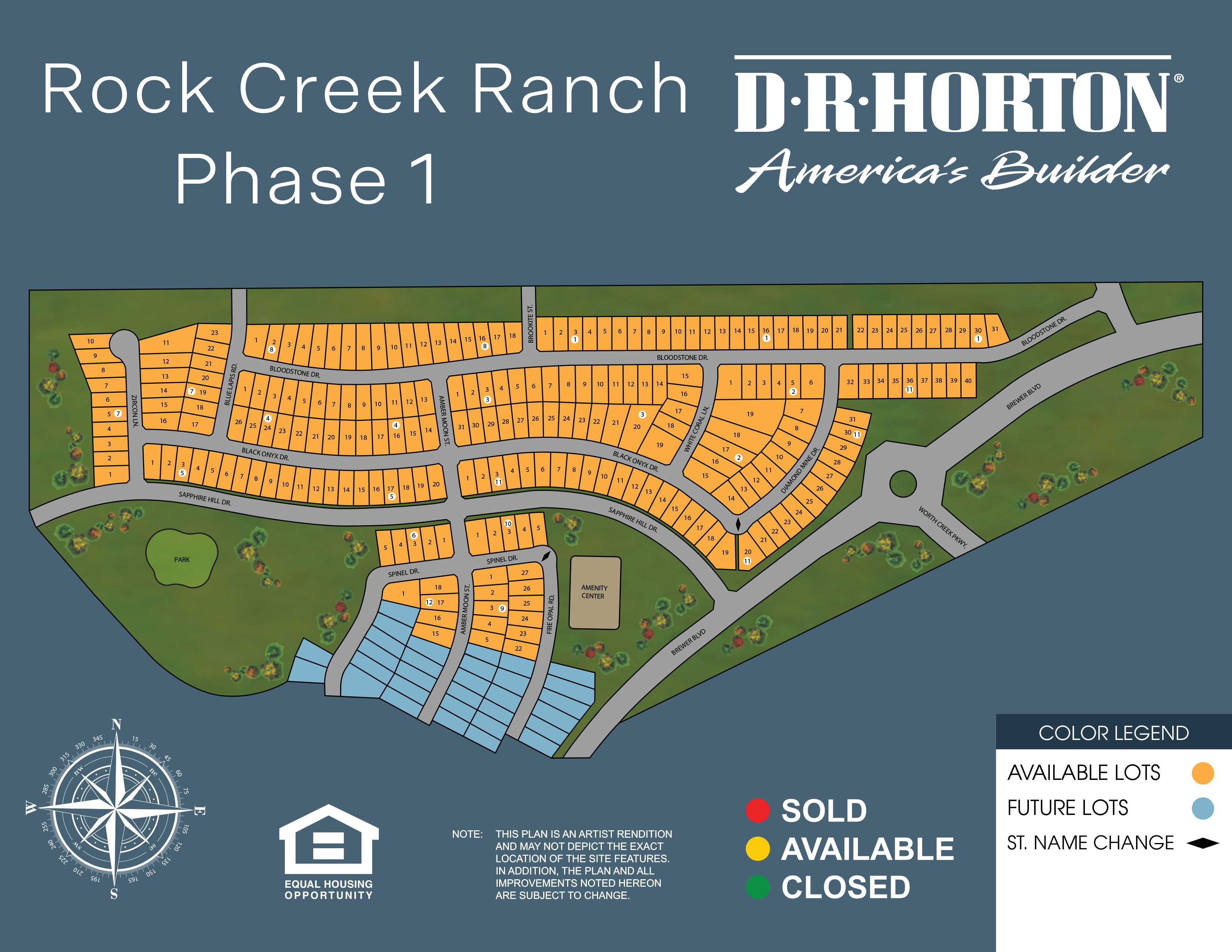 Rock Creek Ranch site plan