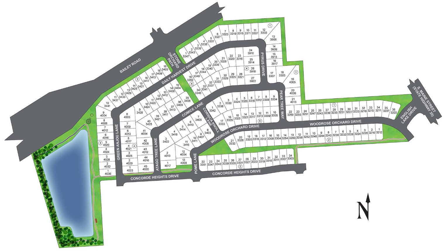 Alexander site plan