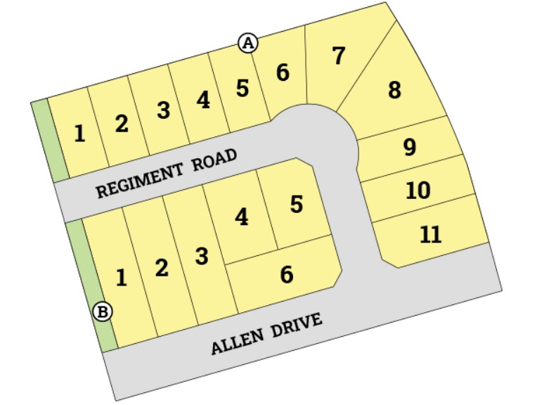 Three Oaks site plan