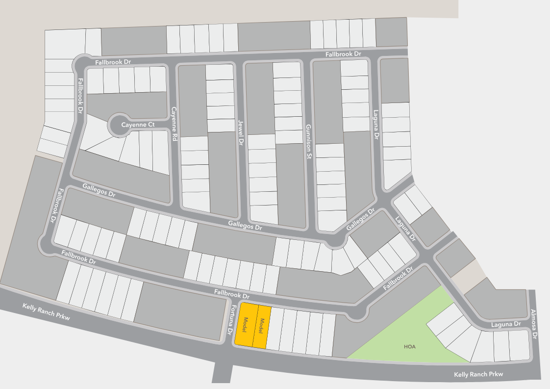 Sierra Vista at Kelly Ranch site plan