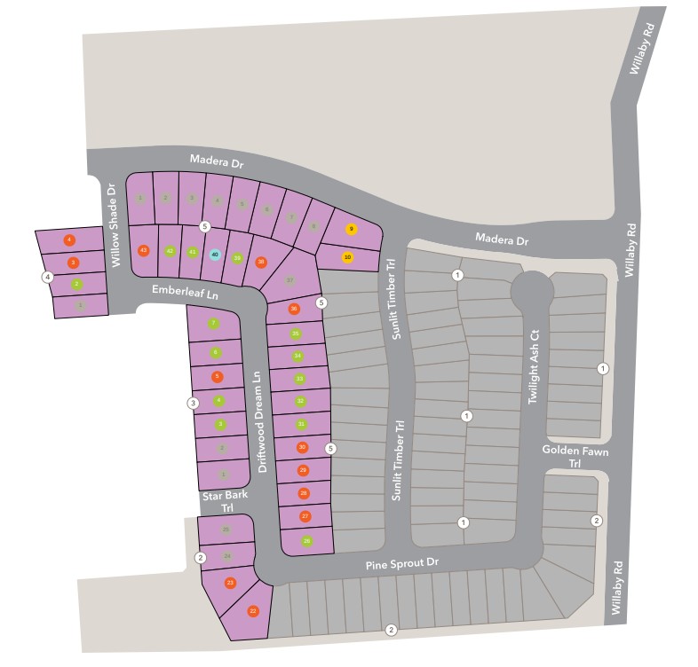 Madera Trails site plan