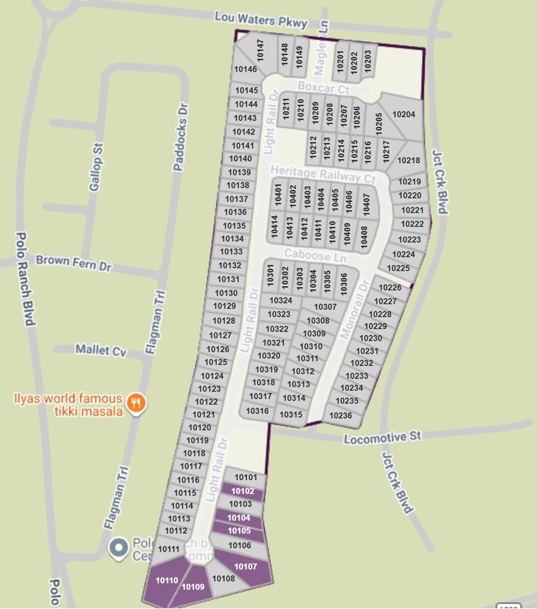 Fulshear Junction site plan